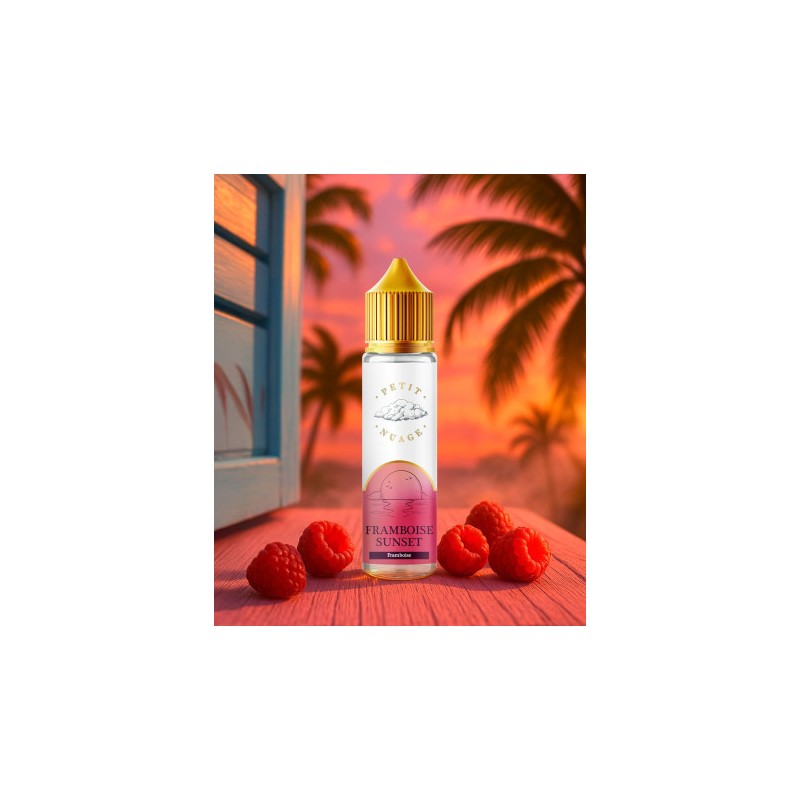 FRAMBOISE SUNSET 50ml - PETIT NUAGE FRAMBOISE SUNSET 50ml - PETIT NUAGE