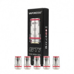 PACK 5 x RESISTANCES VAPORESSO GTI pour iTank